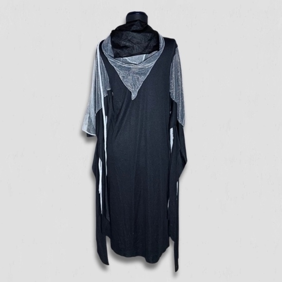 Spirit Ghoul Soul Eater Costume Black Grey White Size S - Picture 3 of 16